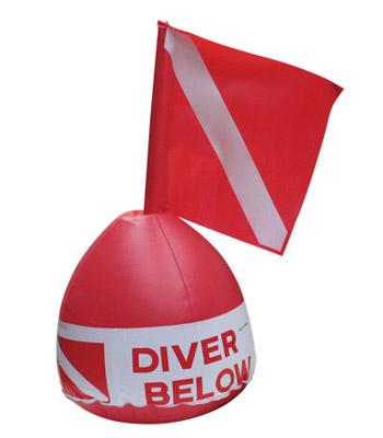 Inflatable Dive Flag - Click Image to Close